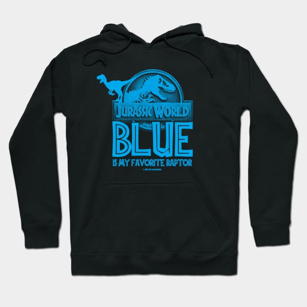 Jurassic World - Blue Raptor Hoodie by TMBTM